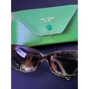 Kate Spade Classic Tortoise Shell Sunglasses with Original Case